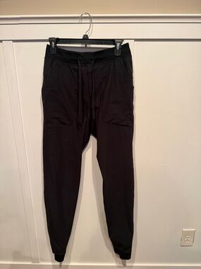 lululemon athletica Men's Black Drawstring Jogger Pants